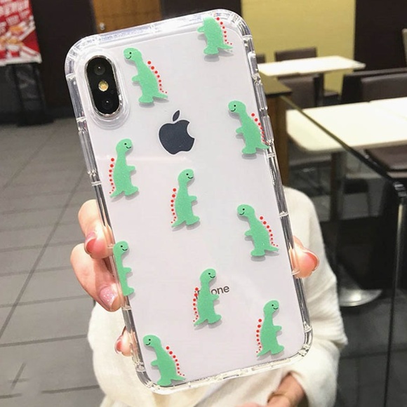 NEW Clear Green Dino Case - Picture 2 of 4